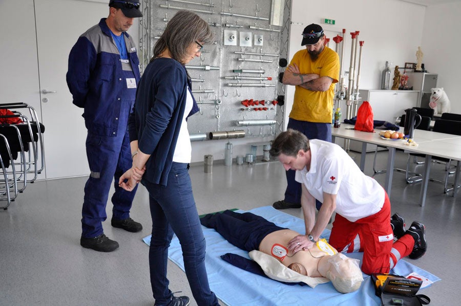 Sicherheitstag in Zusammenarbeit mit dem Roten Kreuz