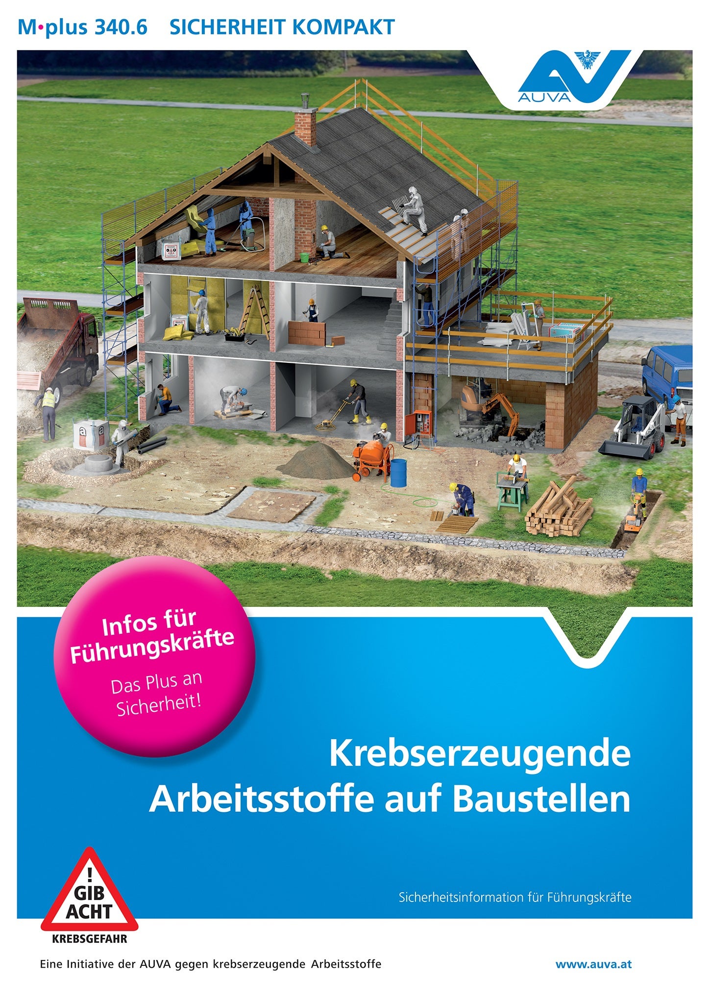Die Merkblätter der M.plus-Serie zum Thema krebserzeugende Arbeitsstoffe mit allgemeinen und branchenbezogenen Informationen stoßen in den Betrieben auf reges Interesse. Merkblätter der M.plus-Serie zum Thema krebserzeugende Arbeitsstoffe