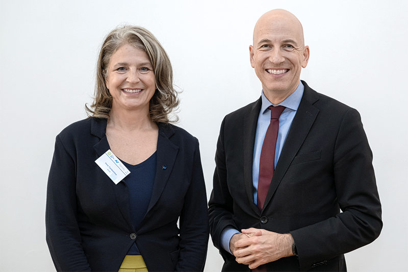 Gruppenbild links Irene Tambornino rechts Martin Kocher