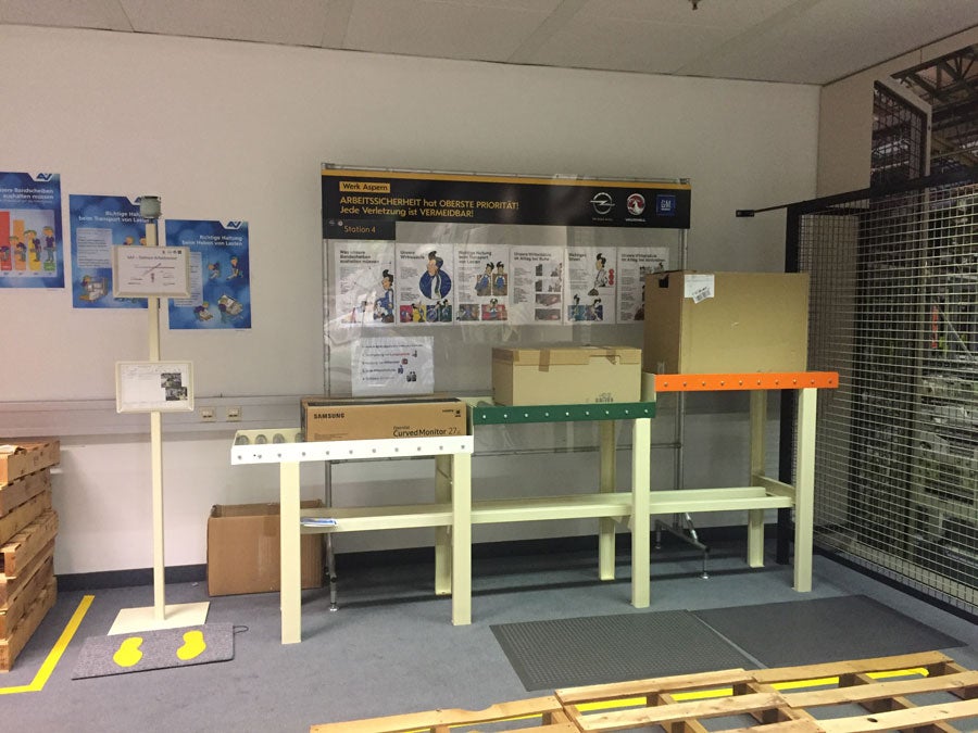 unterschiedliche Arbeitshöhen