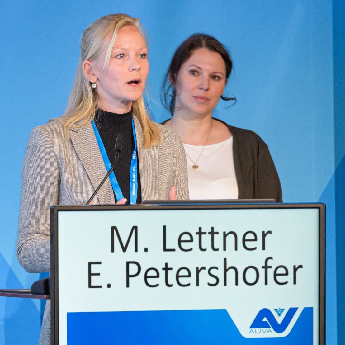 Martina Lettner, BSc MPH (li.), Mag. Eva Petershofer