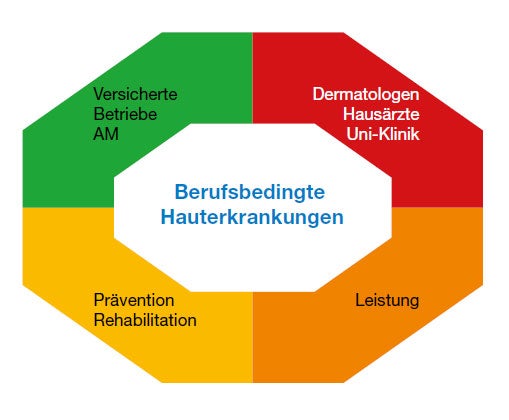 Abbildung: Konzept für berufsbedingte Hauterkrankungen