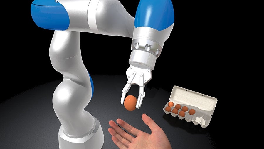 Roboter hilft Menschen