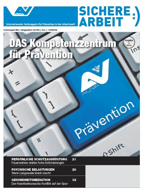 Sichere Arbeit Ausgabe 3 2013