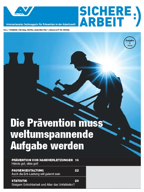 Sichere Arbeit Ausgabe 6 2014