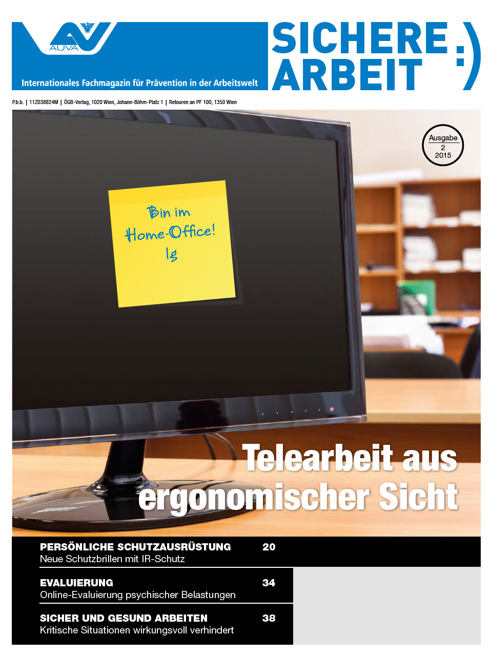 Sichere Arbeit Ausgabe 2 2015