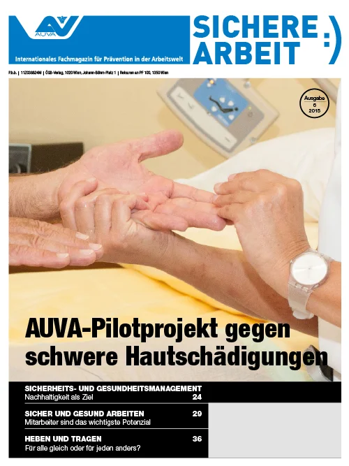 Sichere Arbeit Ausgabe 6 2015