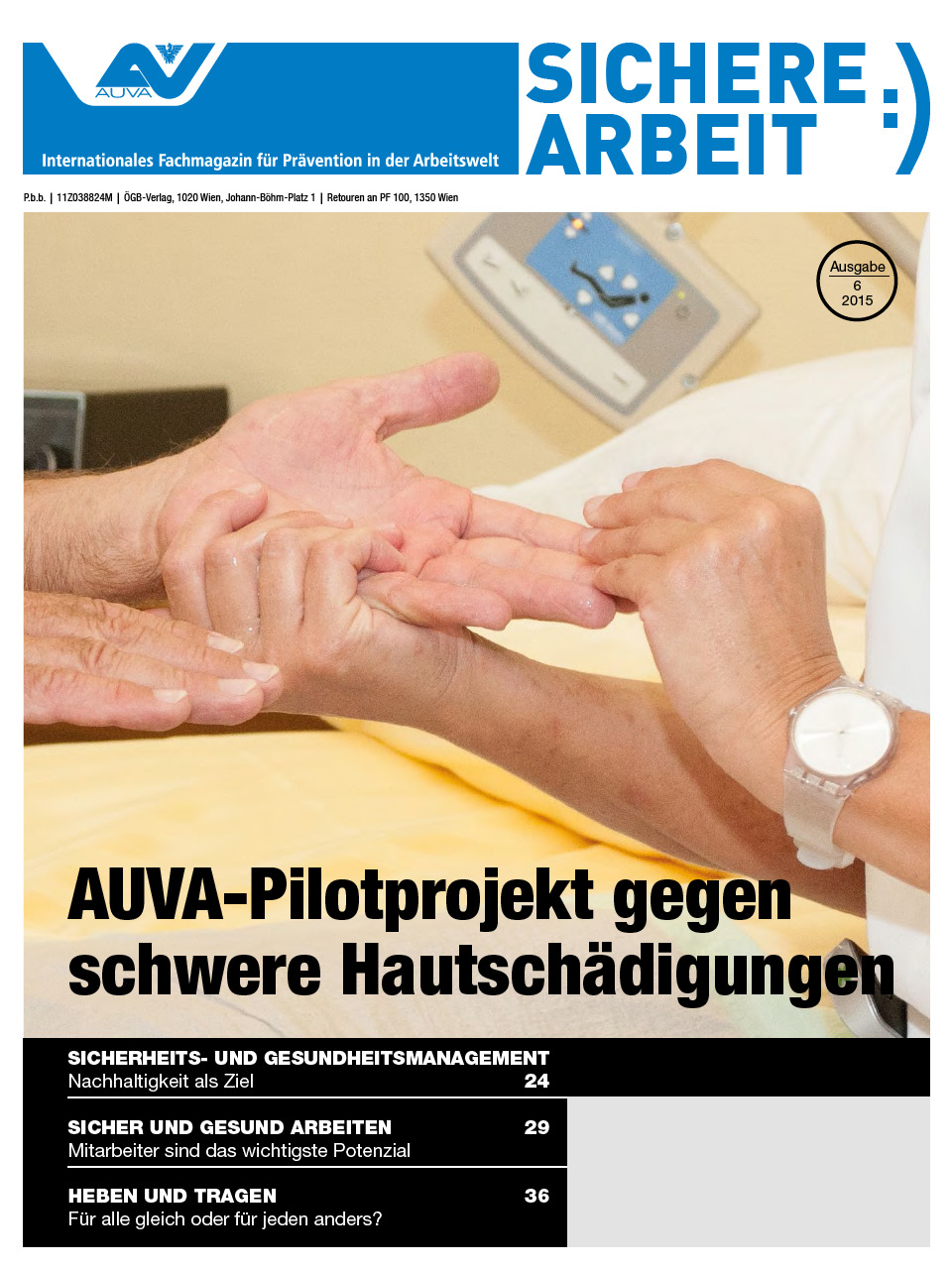 Sichere Arbeit Ausgabe 6 2015