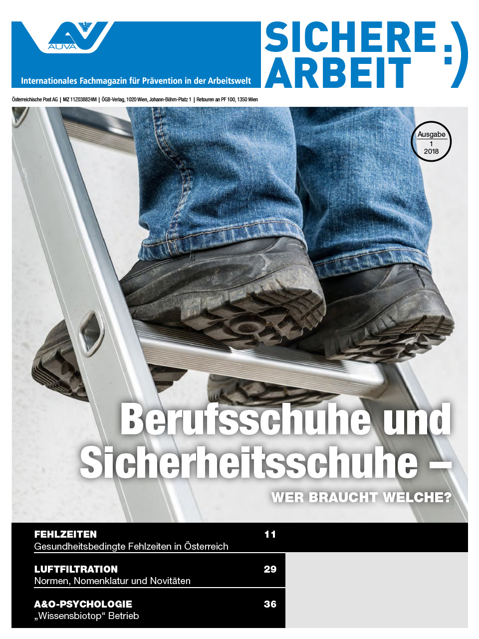 Sichere Arbeit Ausgabe 1 2018