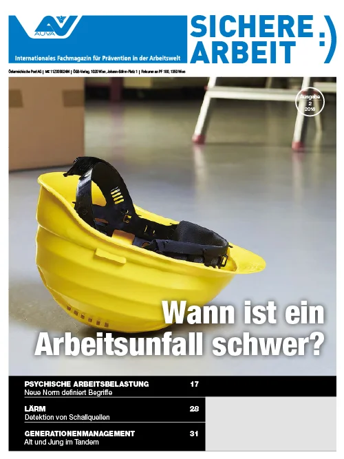 Sichere Arbeit Ausgabe 2 2018