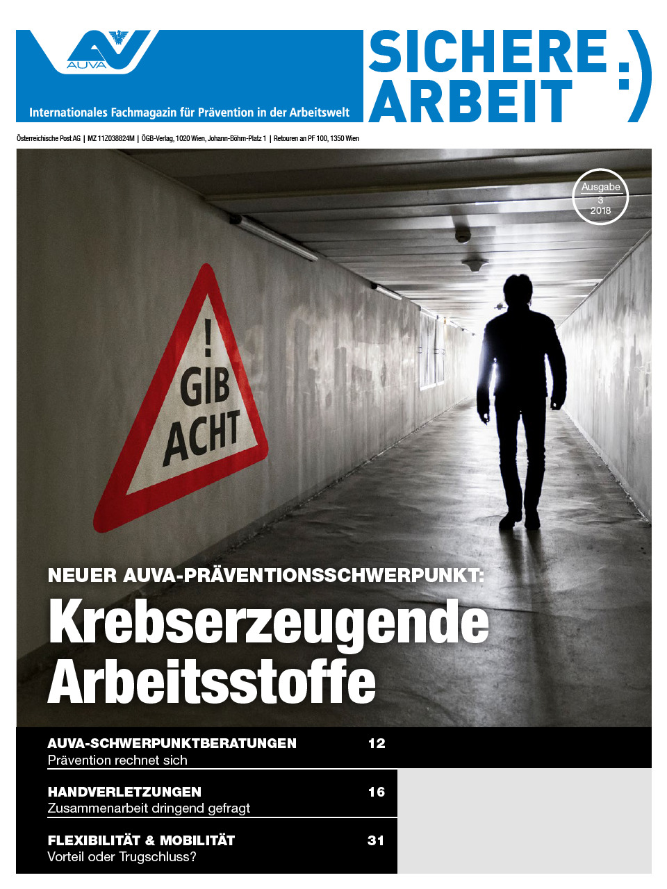 Sichere Arbeit Ausgabe 3 2018