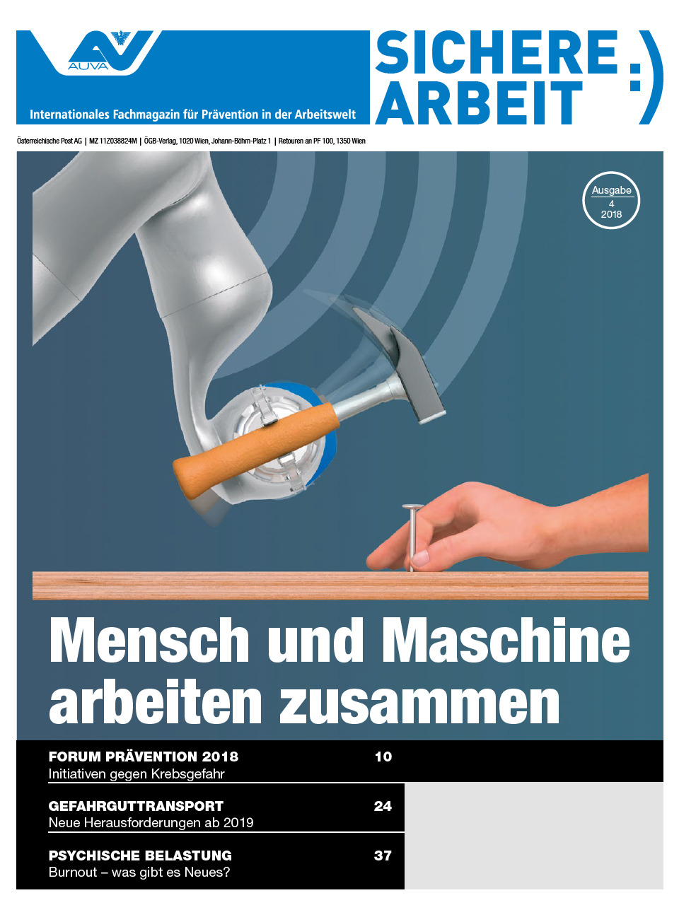 Sichere Arbeit Ausgabe 4 2018