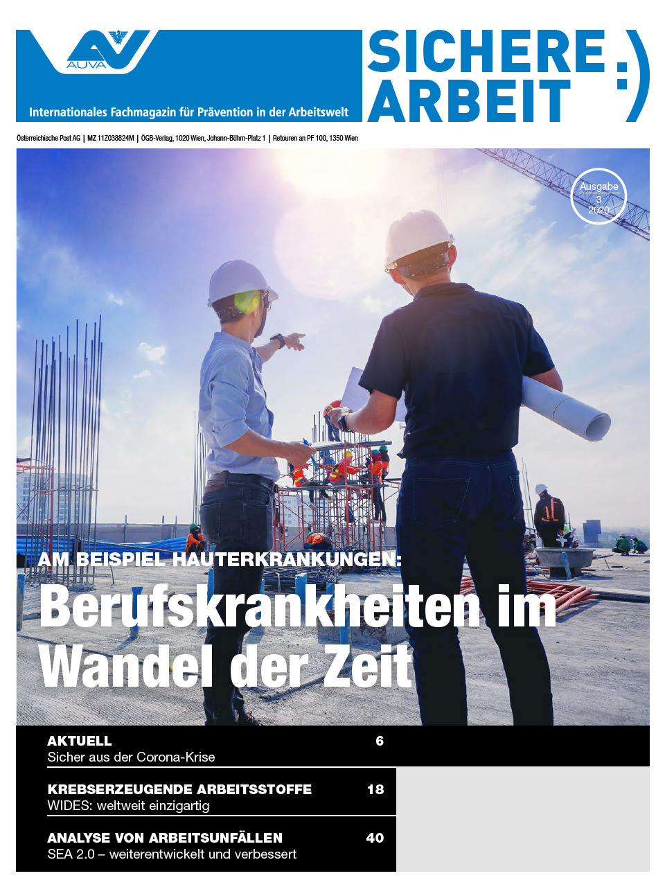 Sichere Arbeit Ausgabe 3 2020