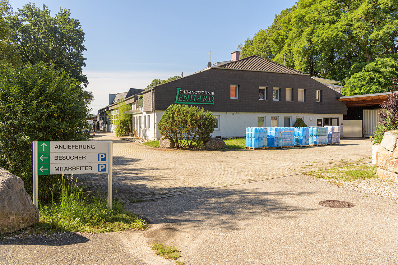 Werksgebäude der Lenhard GmbH Galvanotechnik