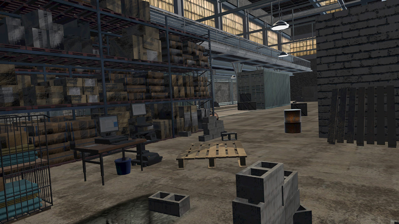 Screenshot eines virtuellen Lagers
